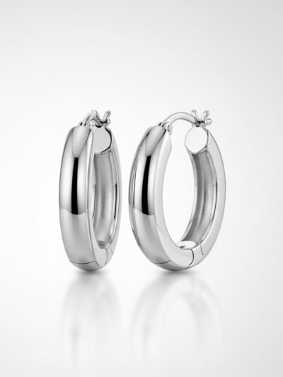 Silver Hoop Earrings
